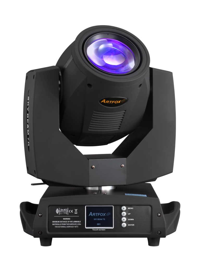 Moving Head Light:Two Prisms, 3D effect, Touch screen